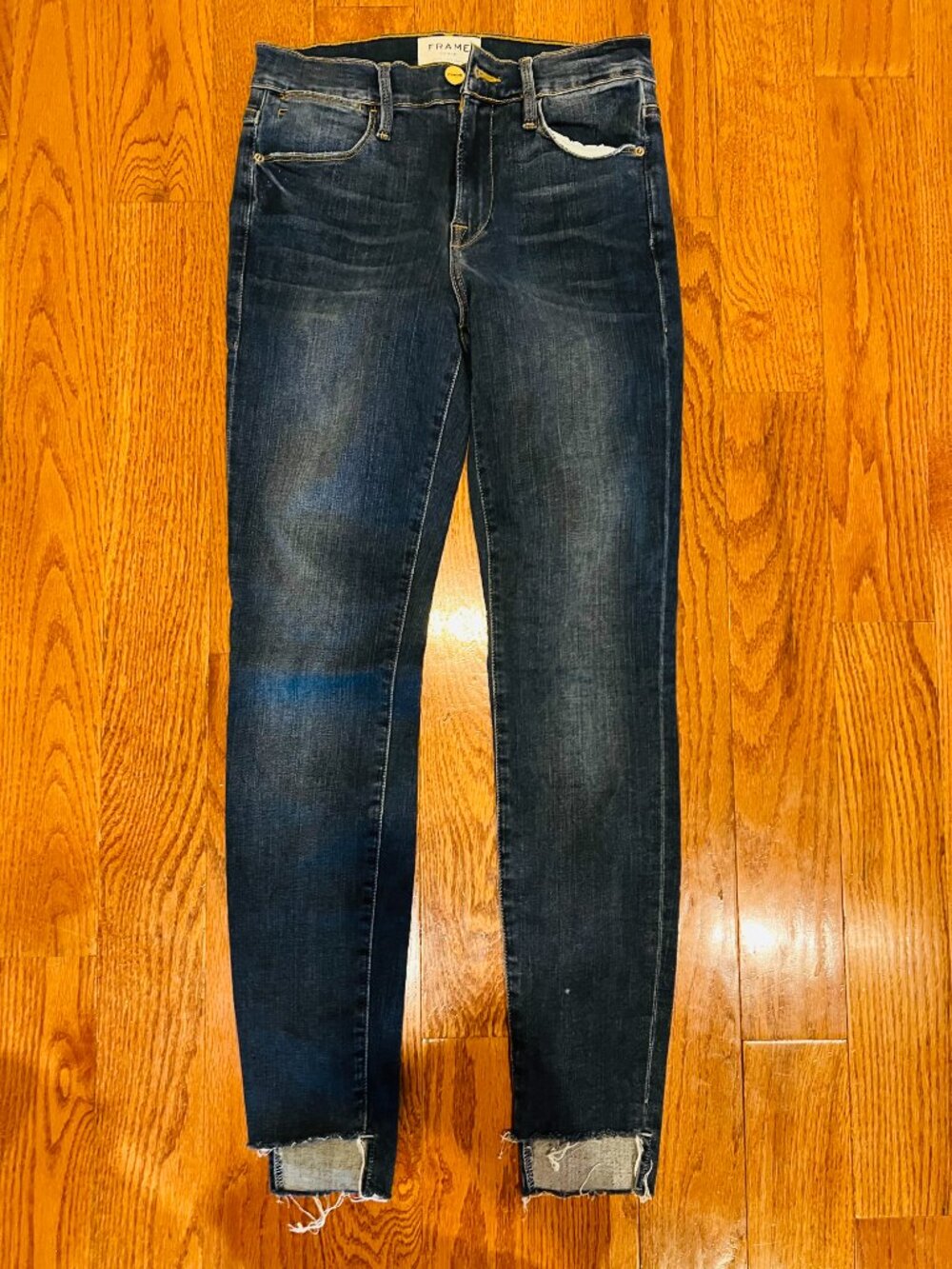 FRAME Le High Skinny Jeans Size 25